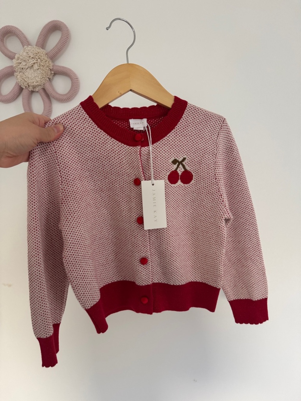 Jamie Kay Liana Cardigan - Liana Cherry